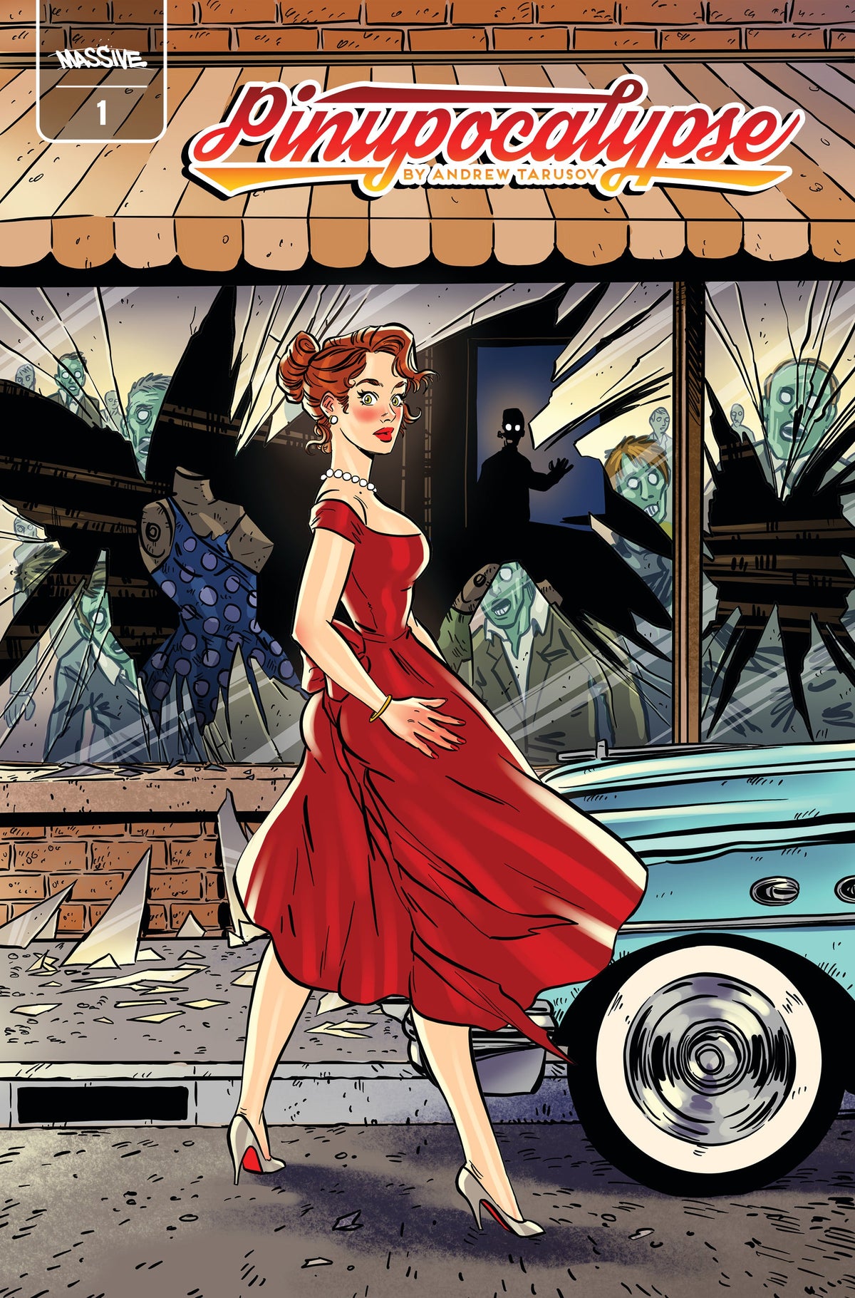 Pinupocalypse #1 (Of 6) D The Walking Red Homage Variant (01/22/2025) Massive