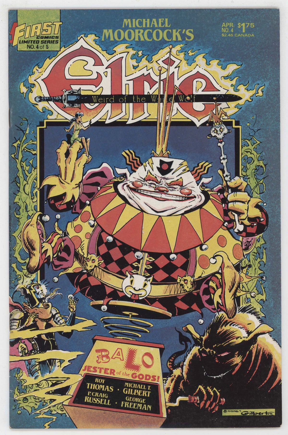 Elric Weird Of The Wolf 4 First 1987 FN Michael Moorcock