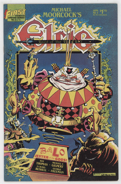 Elric Weird Of The Wolf 4 First 1987 FN Michael Moorcock