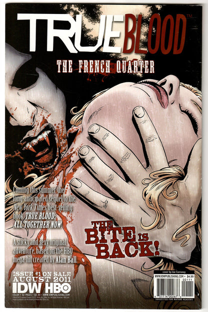 True Blood Tainted Love Legacy Edition IDW 2011 FN Signed Marc Andreyko