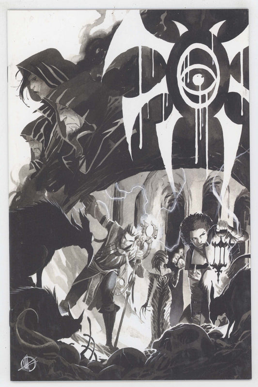 Magic The Gathering MTG 3 Boom 2021 NM- 9.2 Matteo Scalera BW Virgin Variant