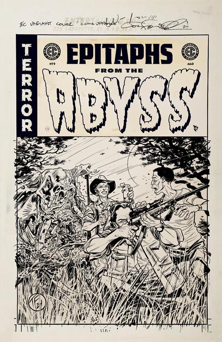 Ec Epitaphs From The Abyss #9 (Of 12) D 1:20 Tom Fowler B&W Artist Edition Variant (03/19/2025) Oni