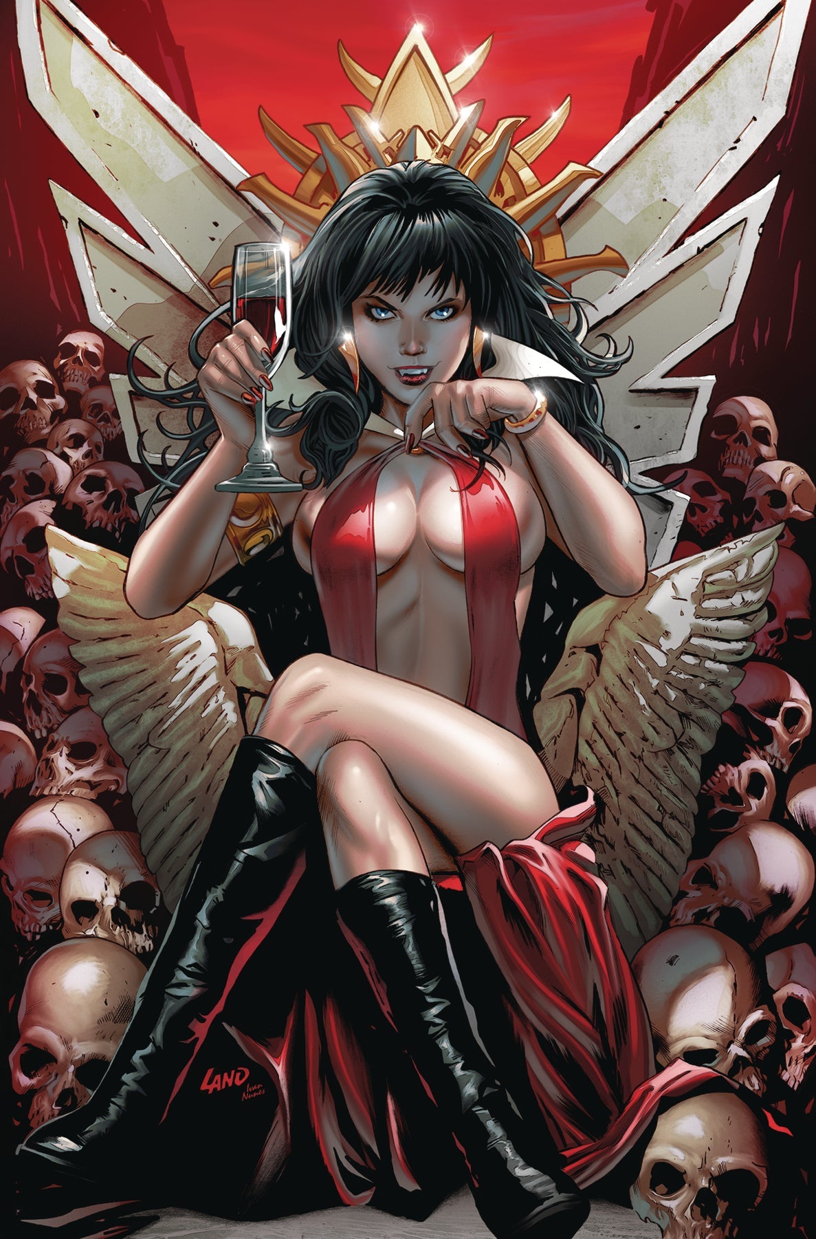Vampirella (2025) #2 V 1:25 Greg Land Virgin Variant (05/28/2025) Dynamite