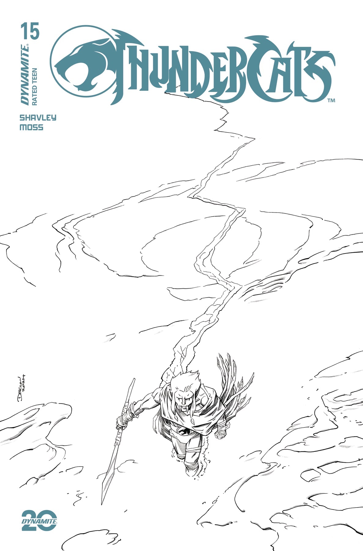 Thundercats #15 O 1:10 Declan Shalvey Line Art Variant (04/23/2025) Dynamite