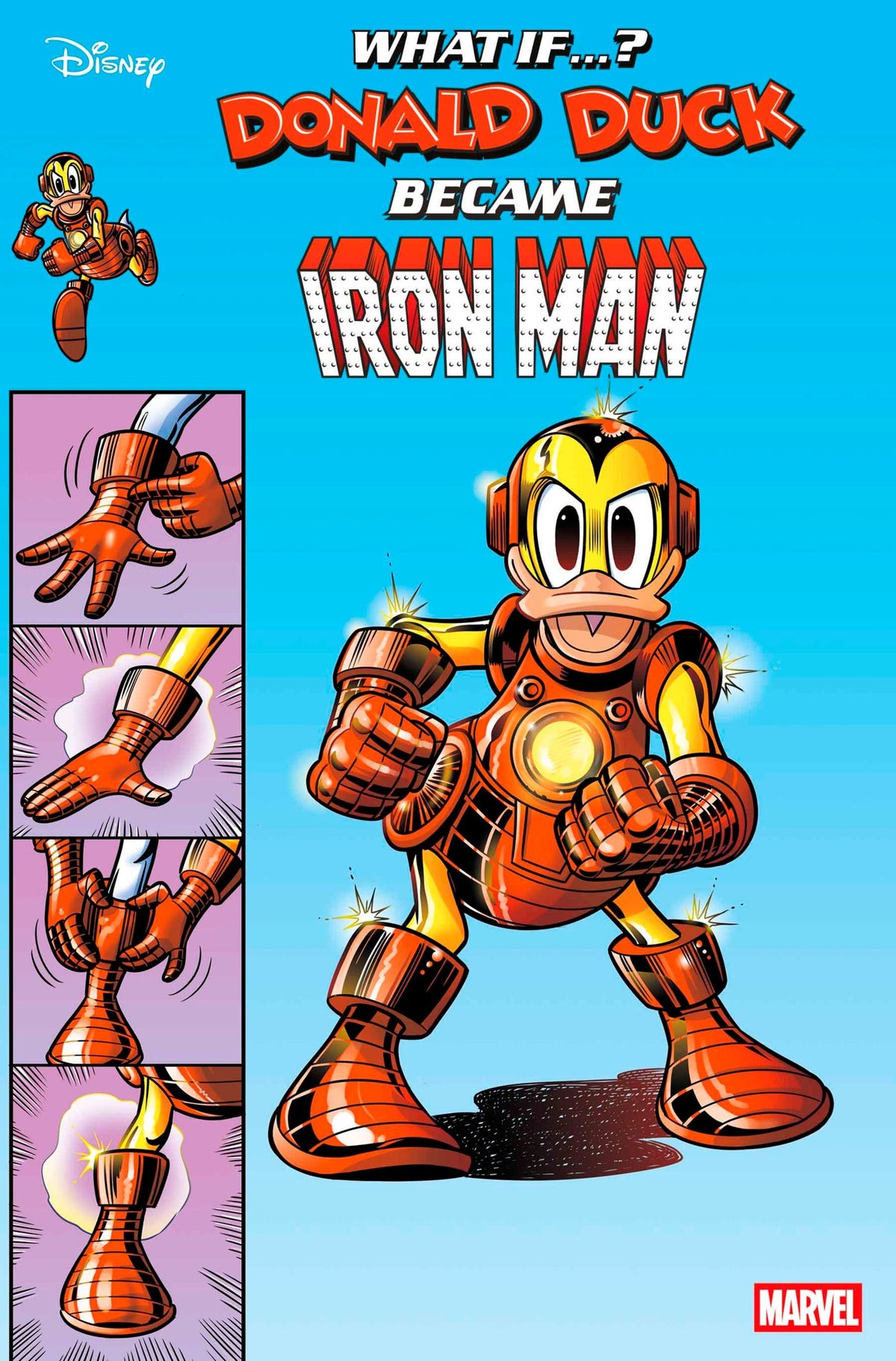 What If Donald Duck Became Iron Man #1 A Donald Soffritti Steve Behling (05/28/2025) Marvel