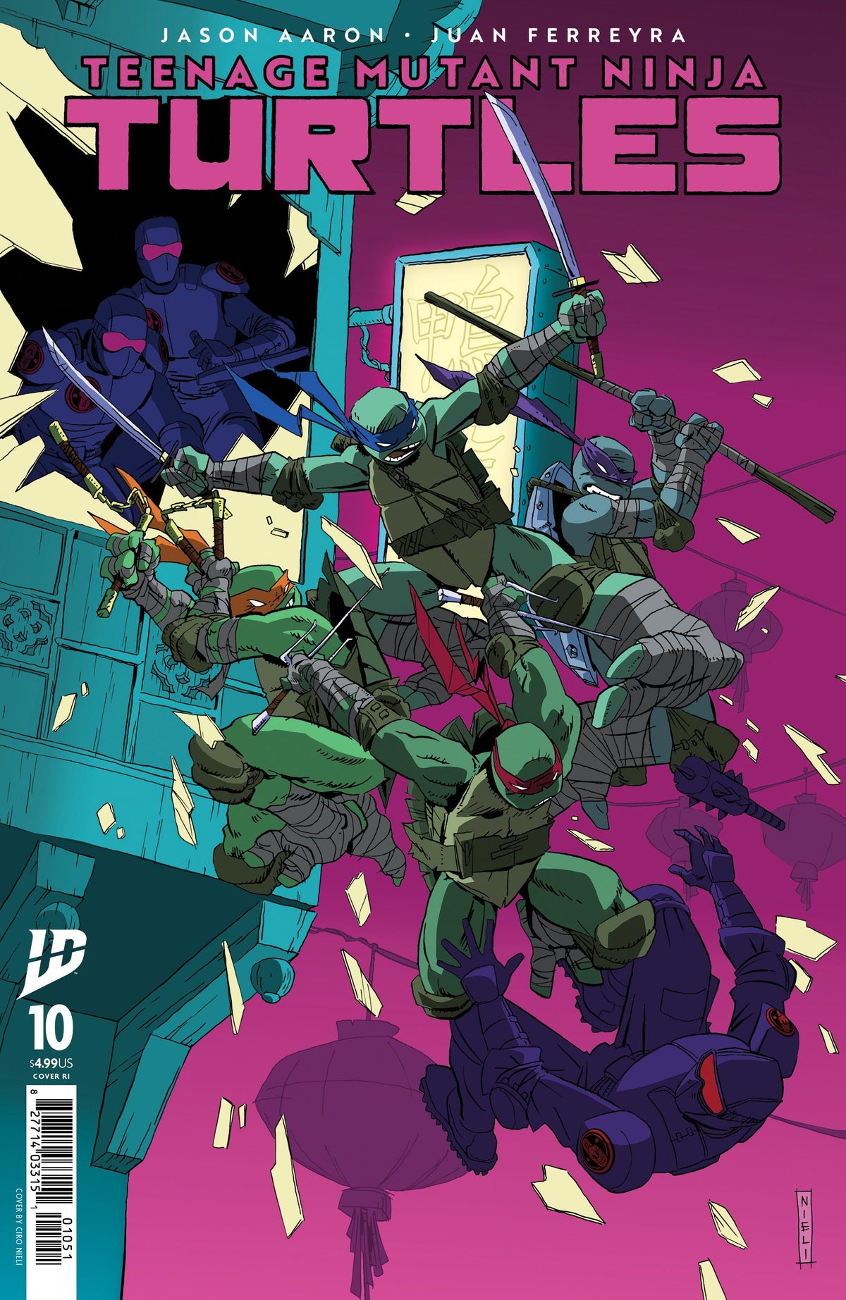 Teenage Mutant Ninja Turtles 2024 #10 G 1:25 Ciro Nieli (07/16/2025) Idw