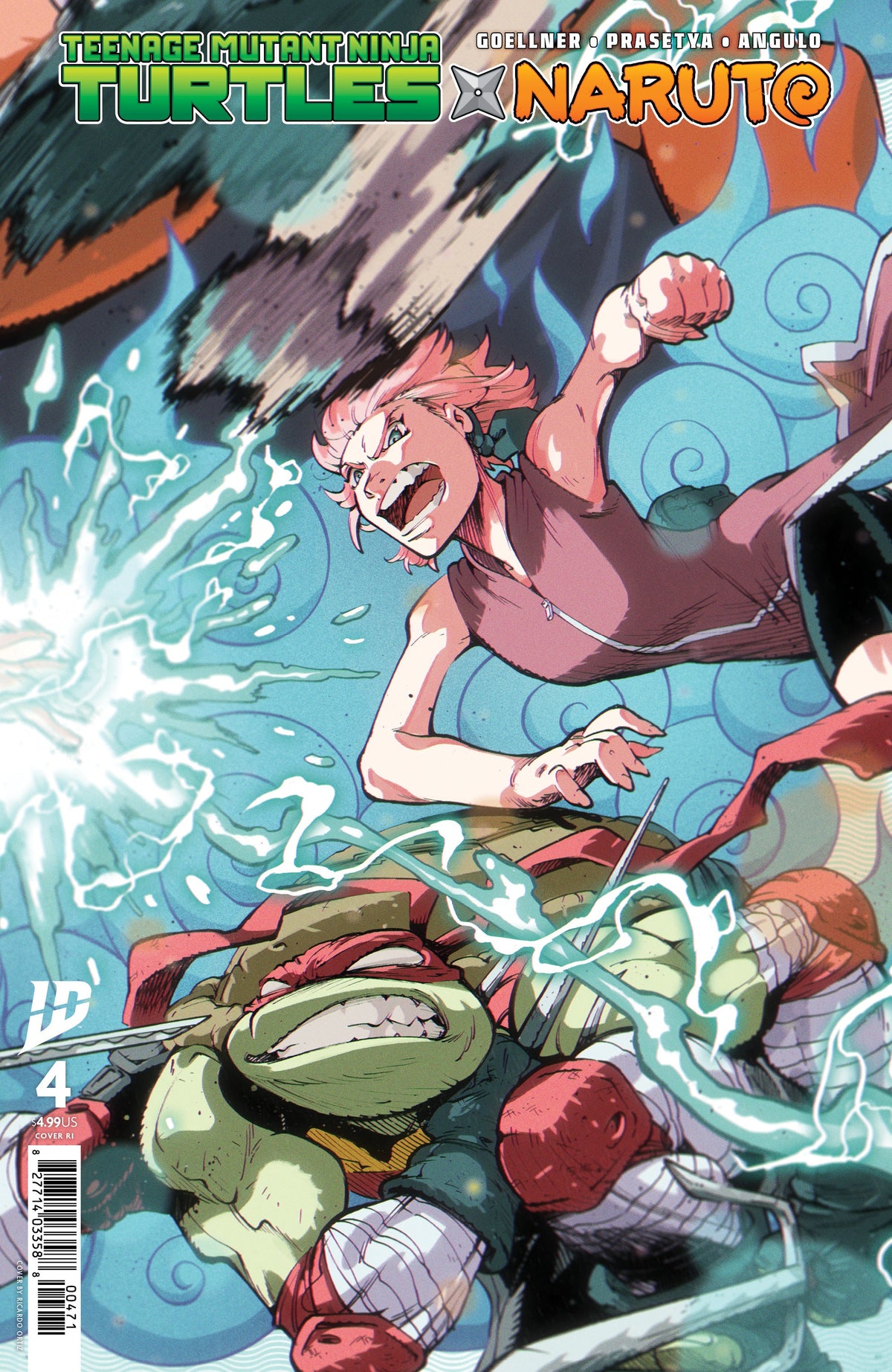 Teenage Mutant Ninja Turtles X Naruto #4 G 1:75 Ricardo Ortiz (06/04/2025) Idw