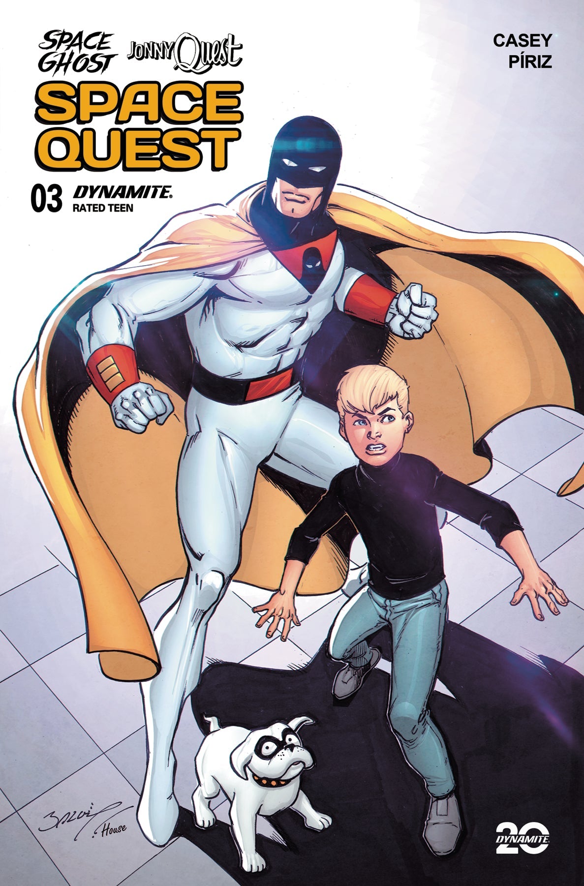 Space Ghost Jonny Quest Space Quest #3 H 1:10 Mark Bagley Original (07/30/2025) Dynamite