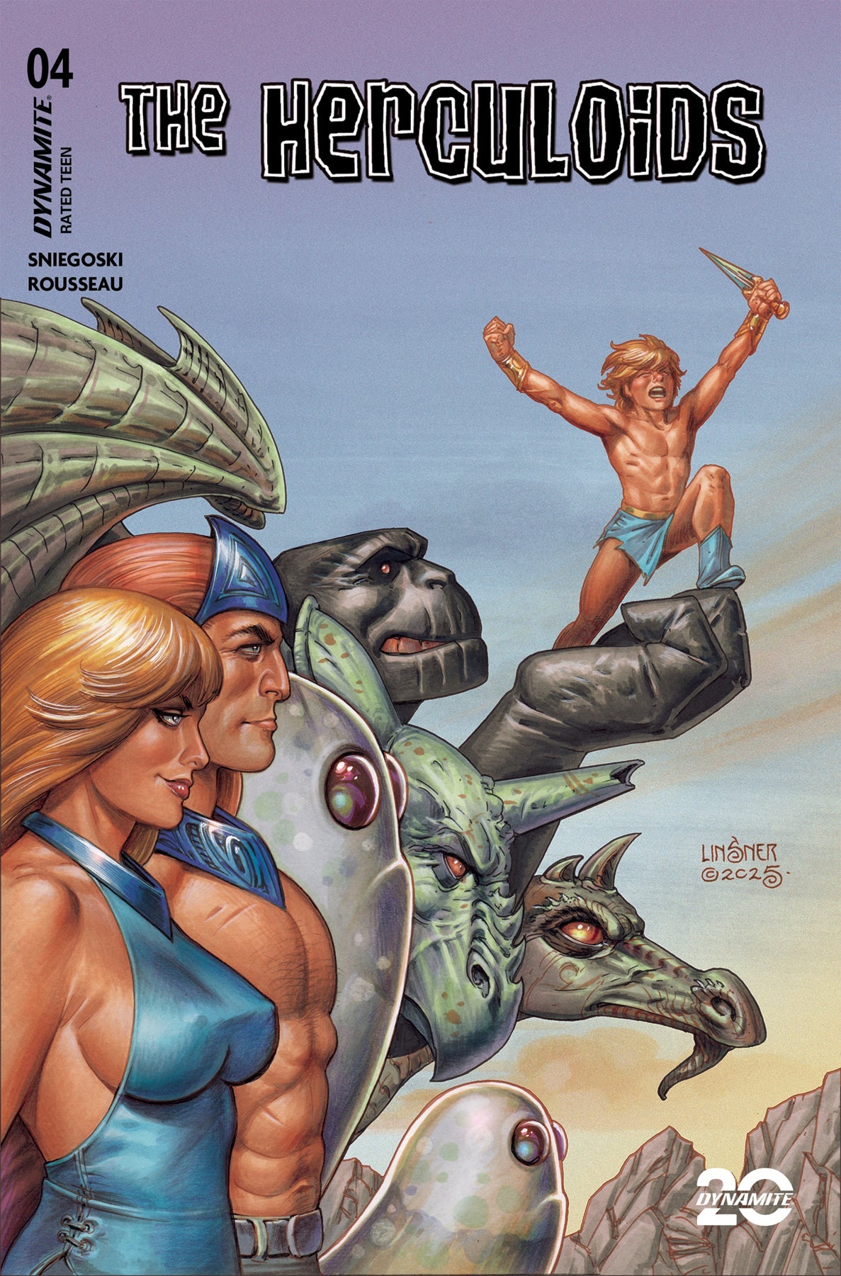 Herculoids #4 B Joseph Michael Linsner (05/21/2025) Dynamite