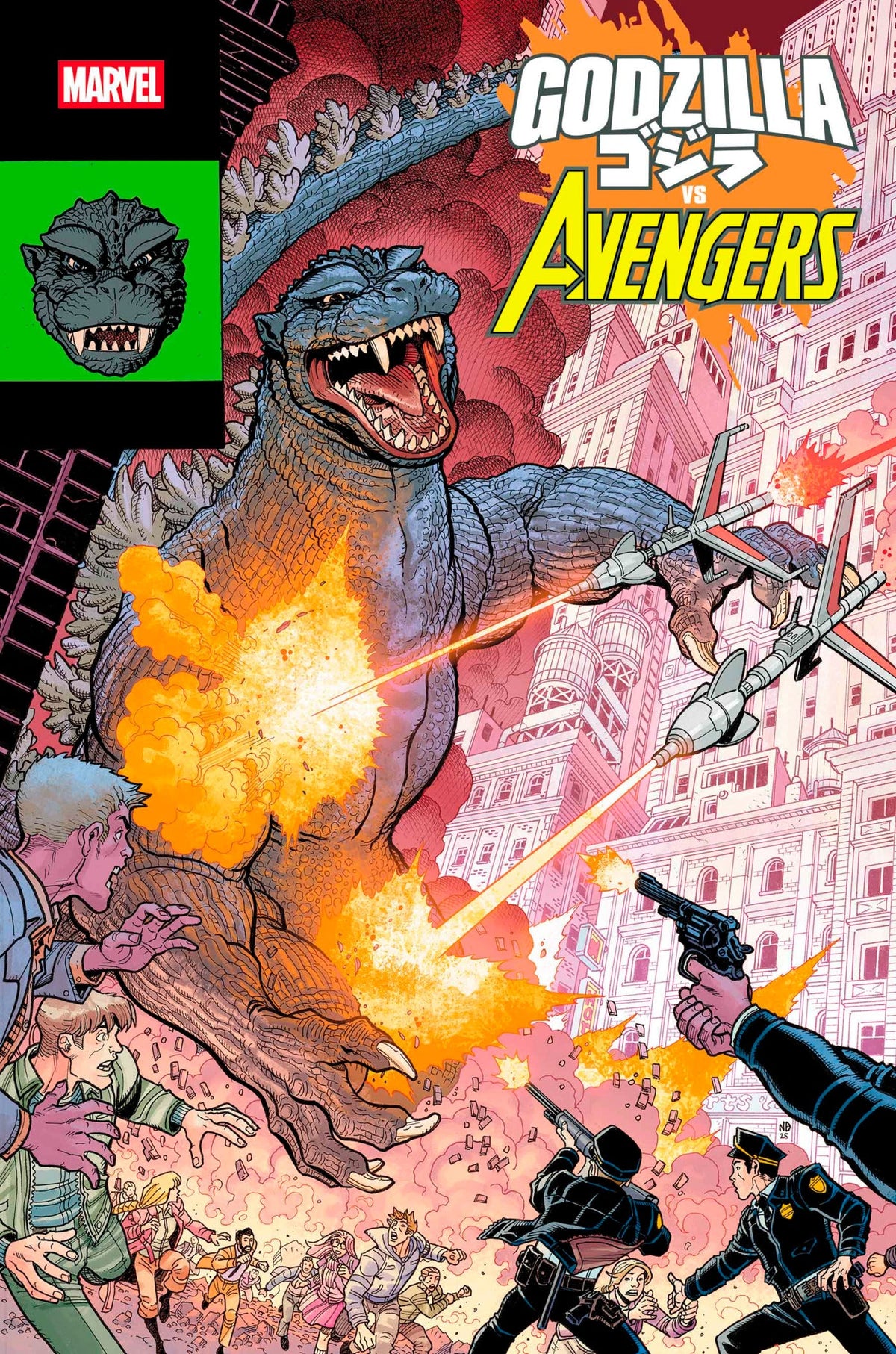 Godzilla VS Avengers #1 F Nick Bradshaw Monster Homage Variant (06/18/2025) Marvel