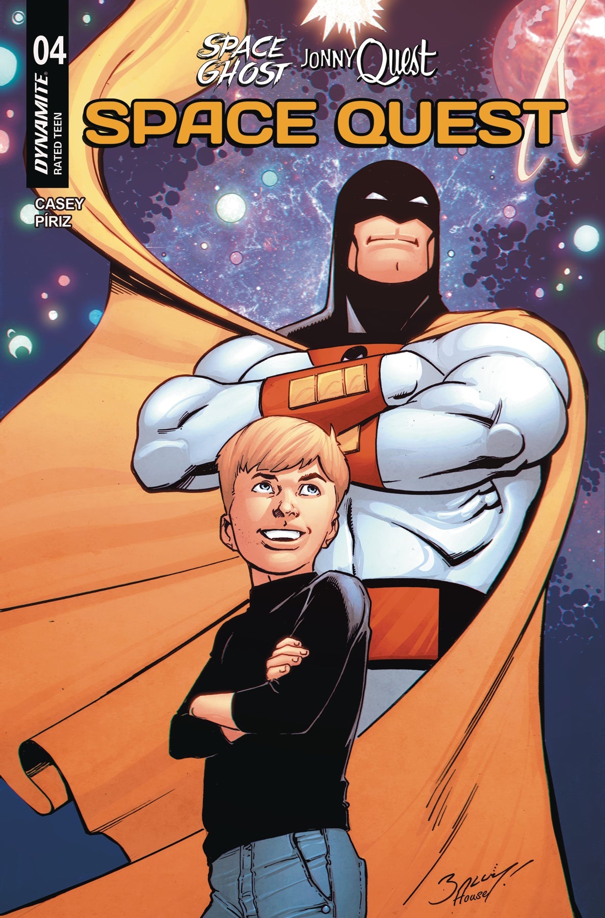 Space Ghost Jonny Quest Space Quest #4 H 1:10 Mark Bagley Original (08/20/2025) Dynamite