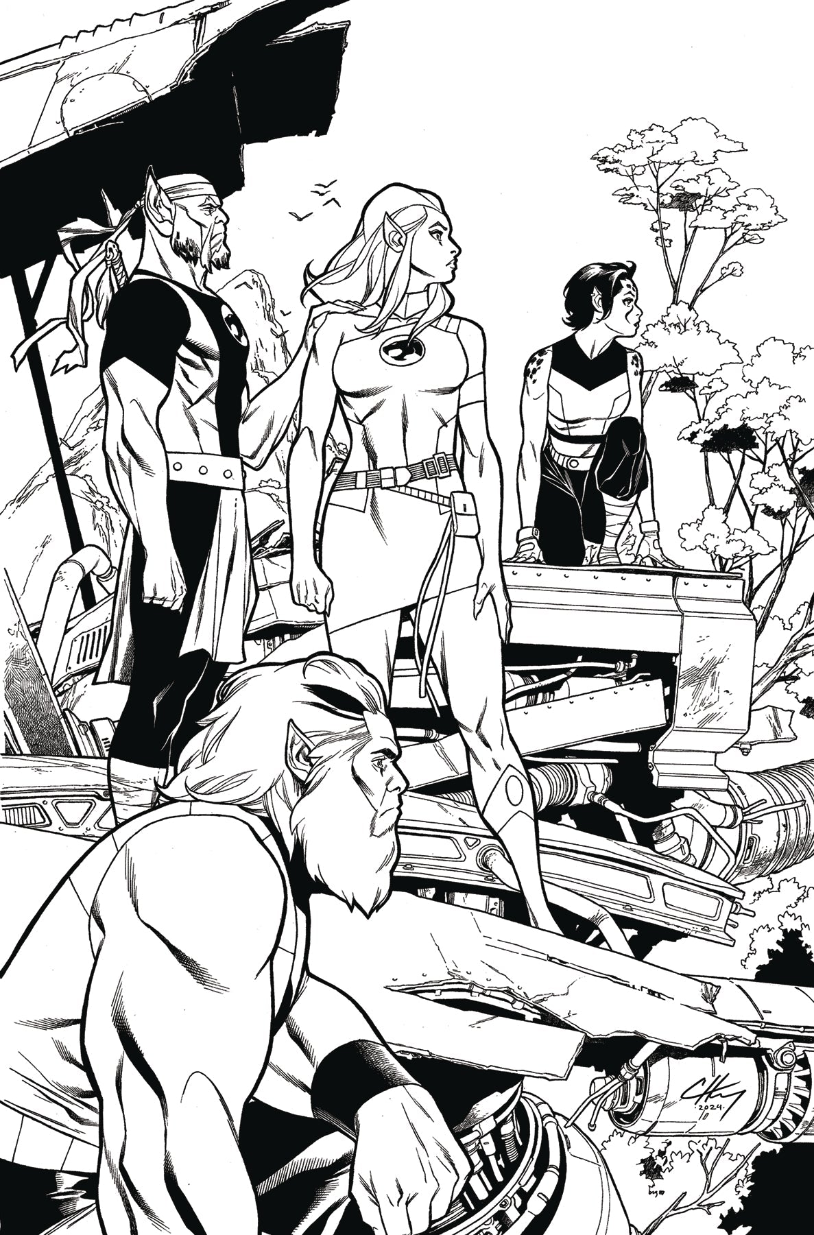 Thundercats Lost #4 J 1:15 Clayton Henry Line Art Virgin (07/30/2025) Dynamite