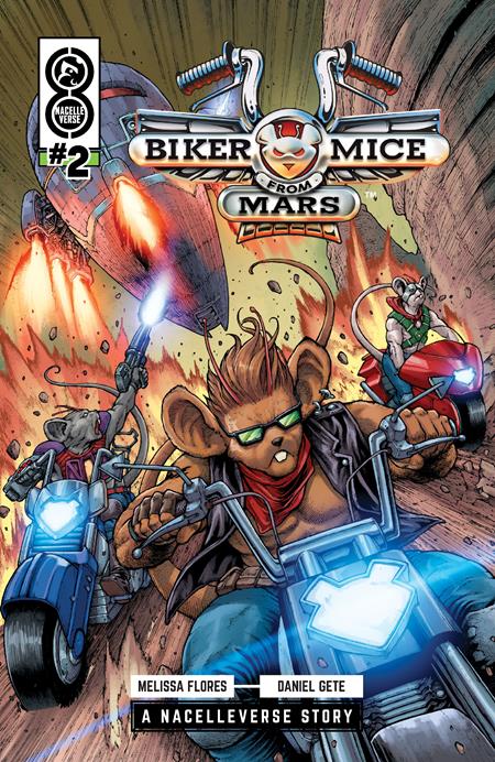 Biker Mice From Mars (2025) #2 C 1:10 Juan Jose Ryp Interlocking Variant (07/23/2025) Oni