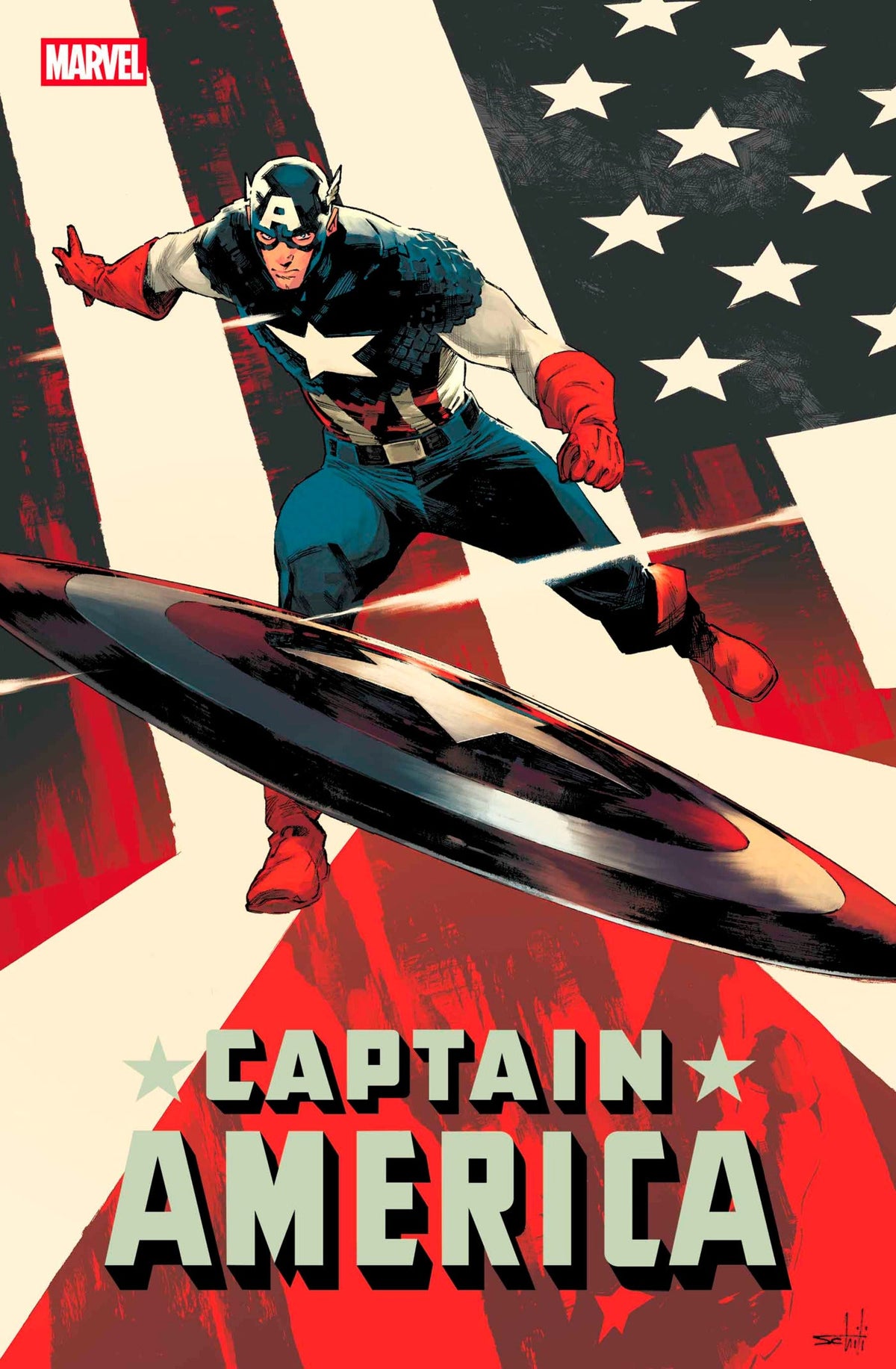 Captain America #1 J 1:25 Valerio Schiti Variant (07/02/2025) Marvel