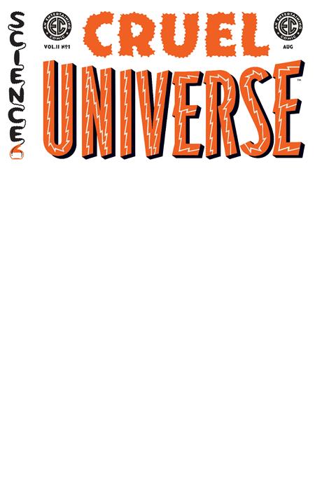Ec Cruel Universe 2 #1 (Of 12) D Blank Sketch Variant Variant (08/06/2025) Oni
