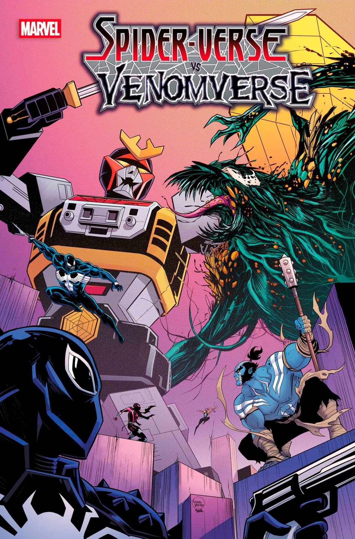 Spider-Verse Vs Venomverse #4 A Luciano Vecchio Mat Groom (08/27/2025) Marvel