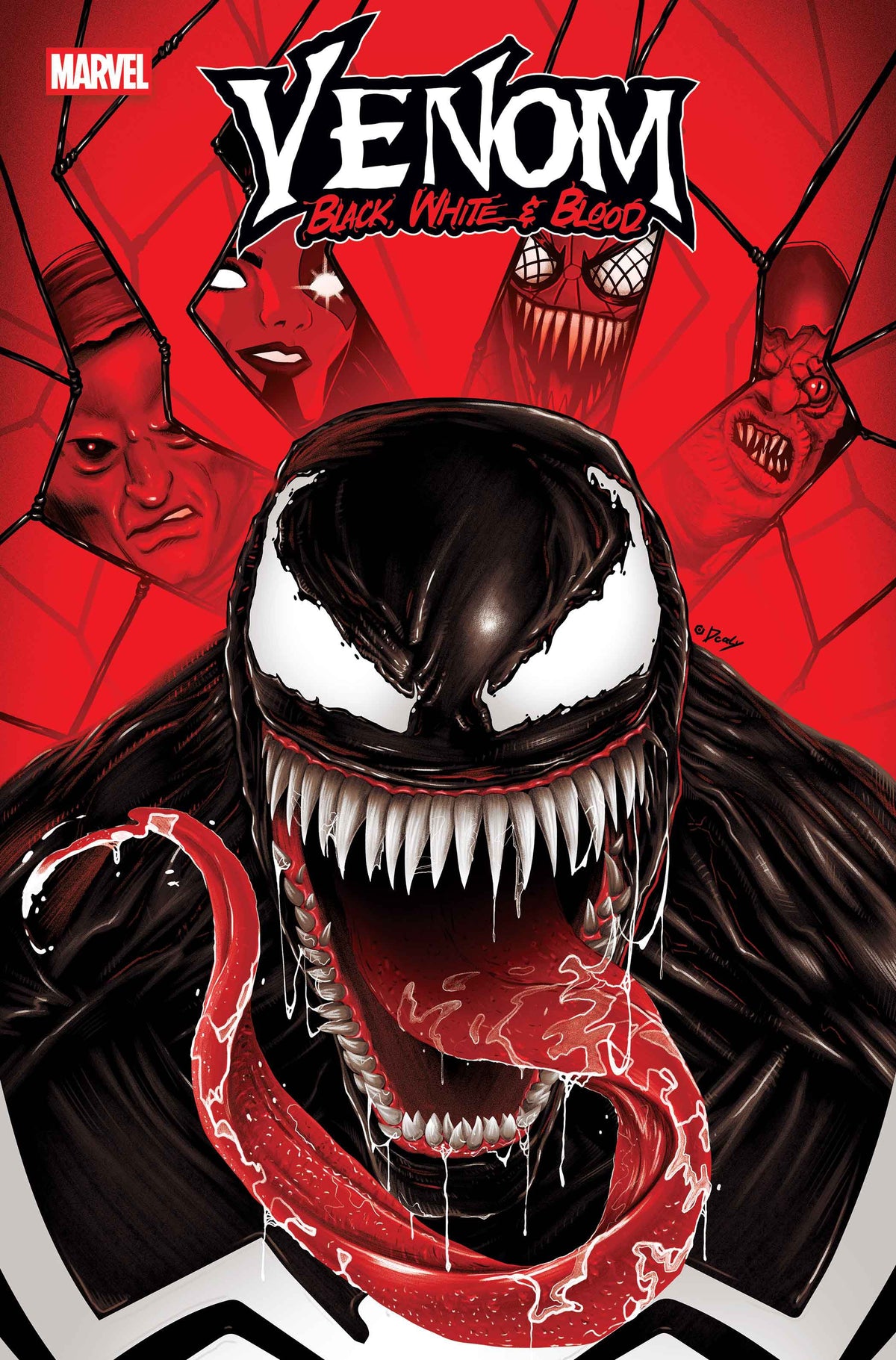 Venom Black White & Blood #1 E 1:25 Doaly Variant (08/20/2025) Marvel