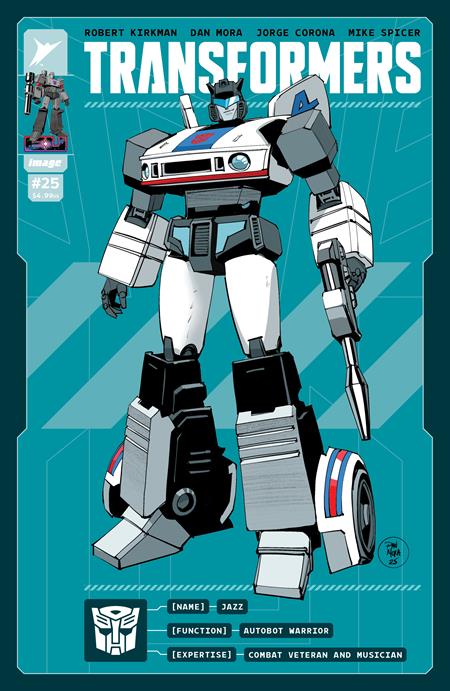 Transformers #25 E 1:50 Dan Mora & Andres Juarez Variant (10/08/2025) Image