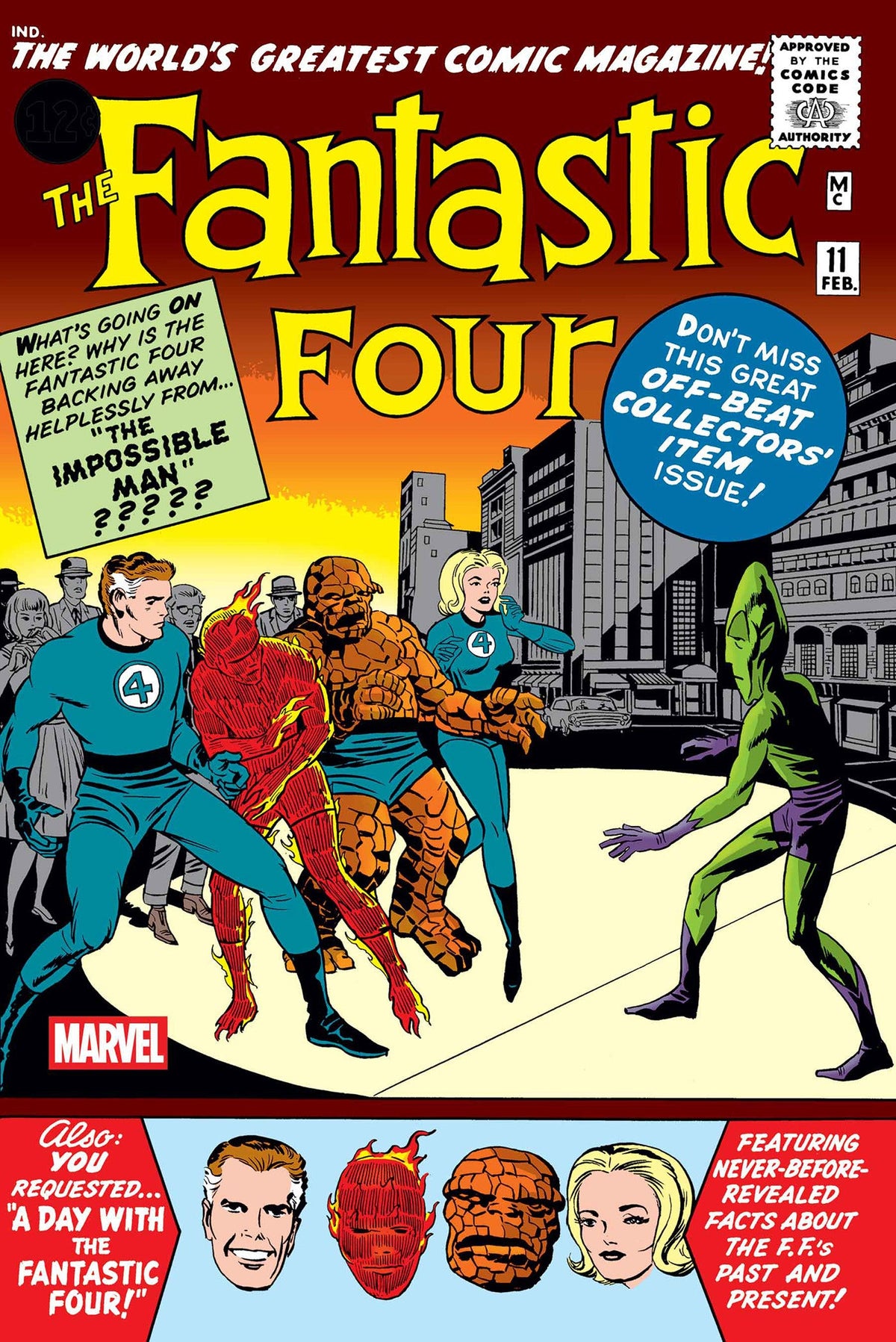 Fantastic Four #11 B Facsimile Edition Foil Variant (11/12/2025) Marvel