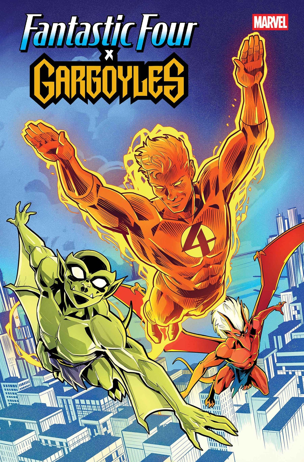 Fantastic Four Gargoyles #1 D Luciano Vecchio Foil Variant (10/15/2025) Marvel