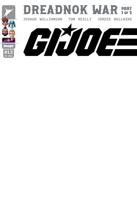 Gi Joe #13 G Blank Sketch Variant (11/05/2025) Image