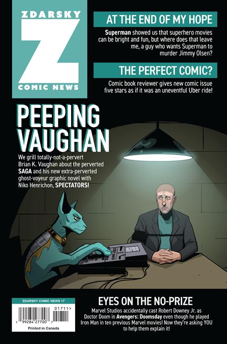 ZDARSKY COMIC NEWS #17 (11/19/2025) ZDARSCO