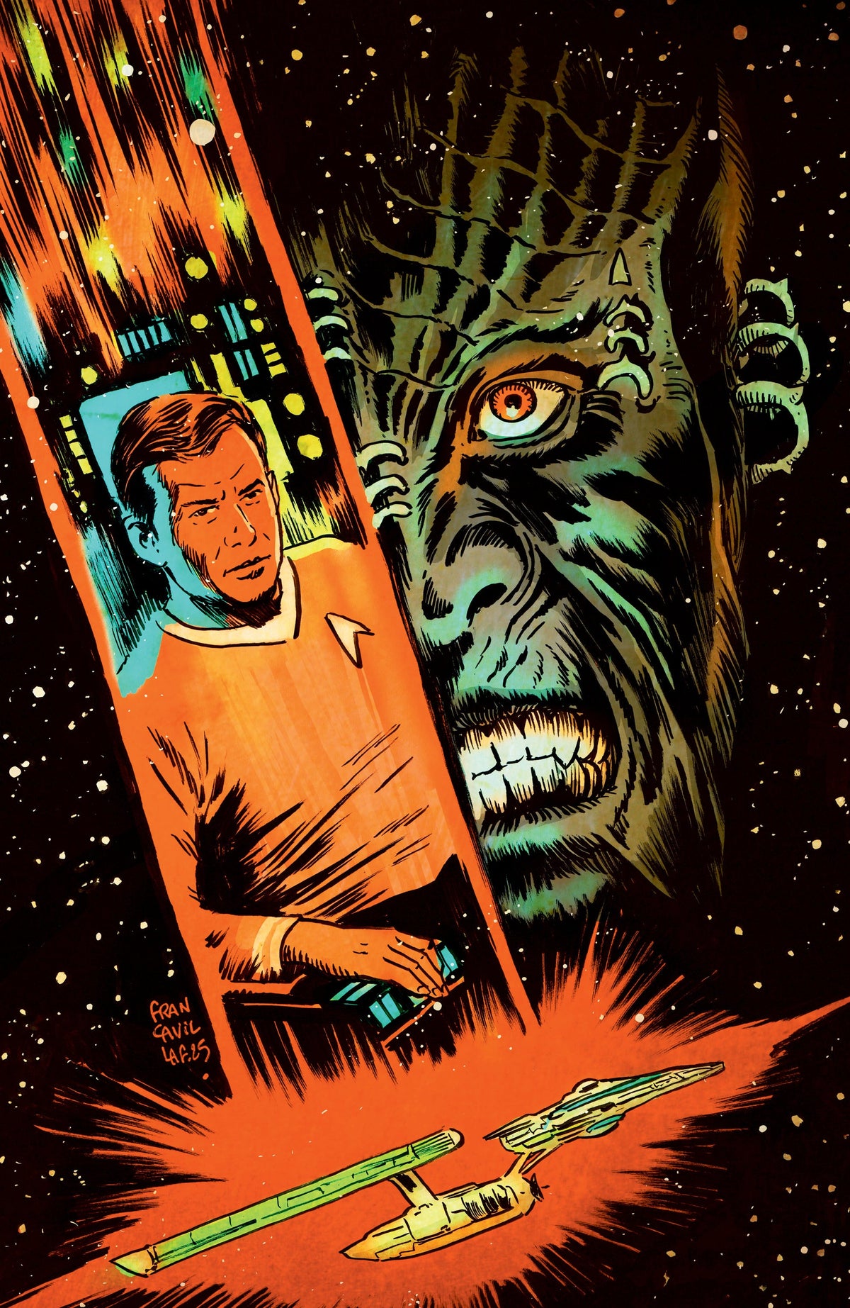 Star Trek The Last Starship #3 C 1:15 Francesco Francavilla Virgin (12/17/2025) Idw