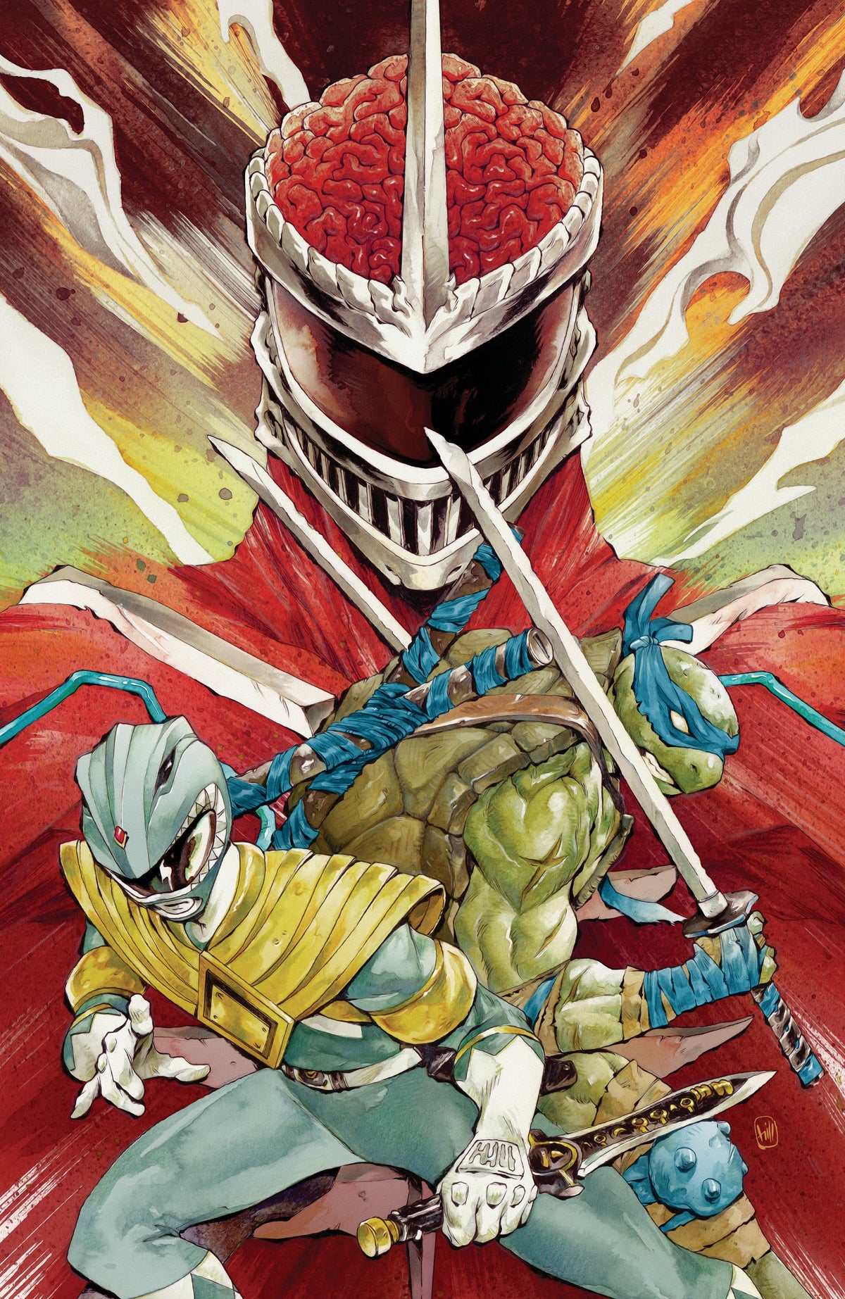 Mighty Morphin Power Rangers Teenage Mutant Ninja Turtles Iii #4 F 1:25 Virgin Chuma Hill (01/21/2026) Boom