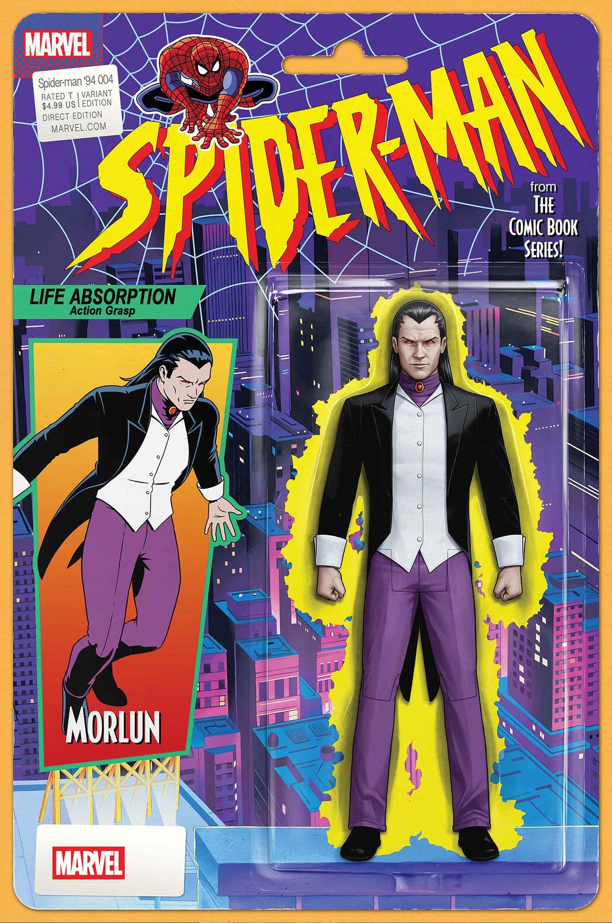 Spider-Man '94 #4 C John Tyler Christopher Action Figure Variant (12/24/2025) Marvel
