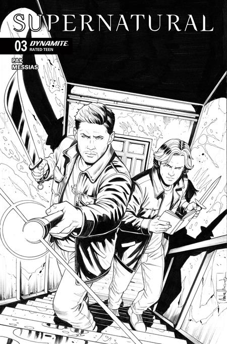 Supernatural #3 F 1:10 Andrea Broccardo Line Art Variant (12/17/2025) Dynamite