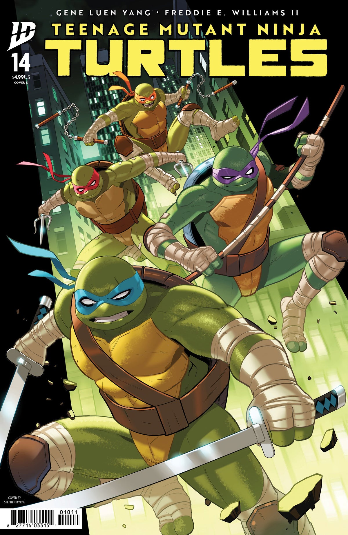 Teenage Mutant Ninja Turtles #14 D Stephen Byrne (01/14/2026) Idw