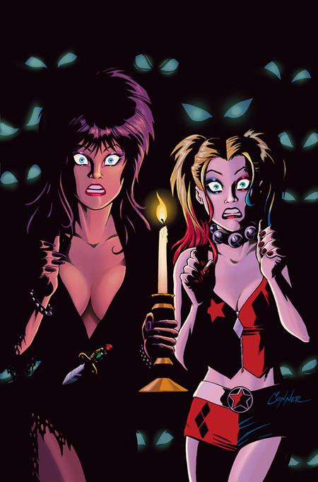 Harley Quinn X Elvira #4 L 1:20 Amanda Conner Candle Virgin Variant (01/28/2026) Dynamite