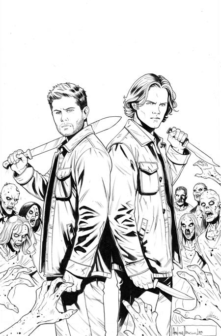 Supernatural #4 H 1:15 Andrea Broccardo Line Art Virgin Variant (01/21/2026) Dynamite