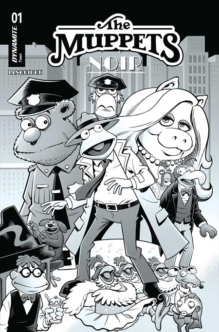 Muppets Noir #1 G 1:15 Roger Langridge Line Art Variant (02/18/2026) Dynamite