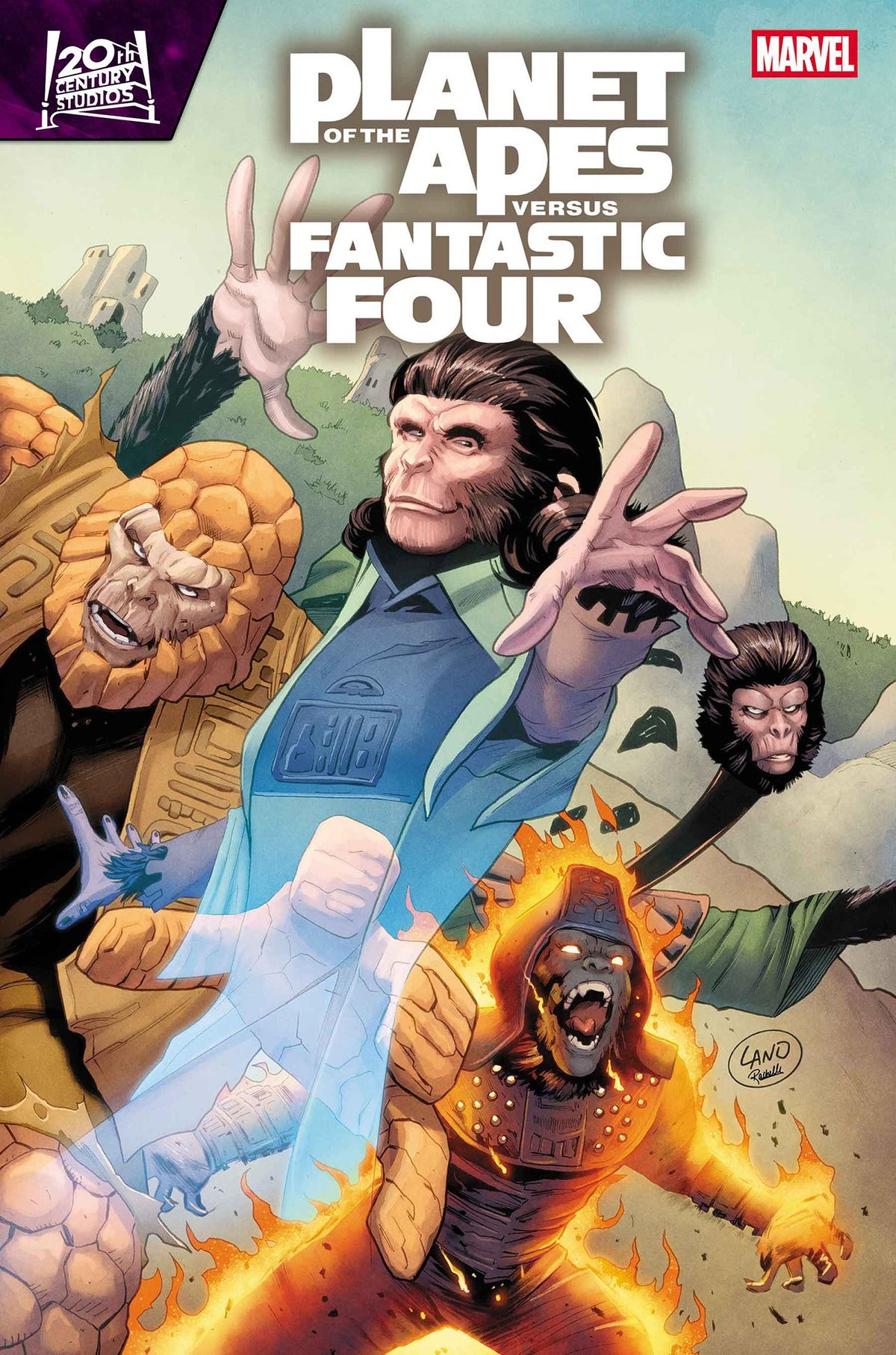 Planet Of The Apes Vs. Fantastic Four #2 A Greg Land (03/11/2026) Marvel