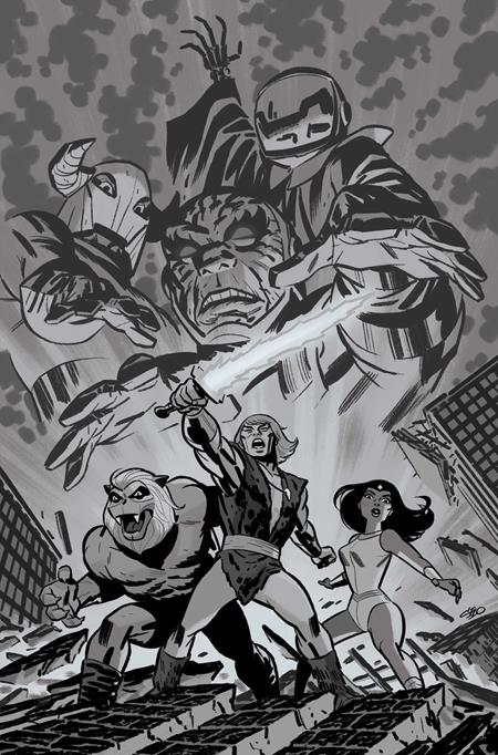 Thundarr The Barbarian #4 H 1:15 Michael Cho Line Art Virgin Variant (05/20/2026) Dynamite