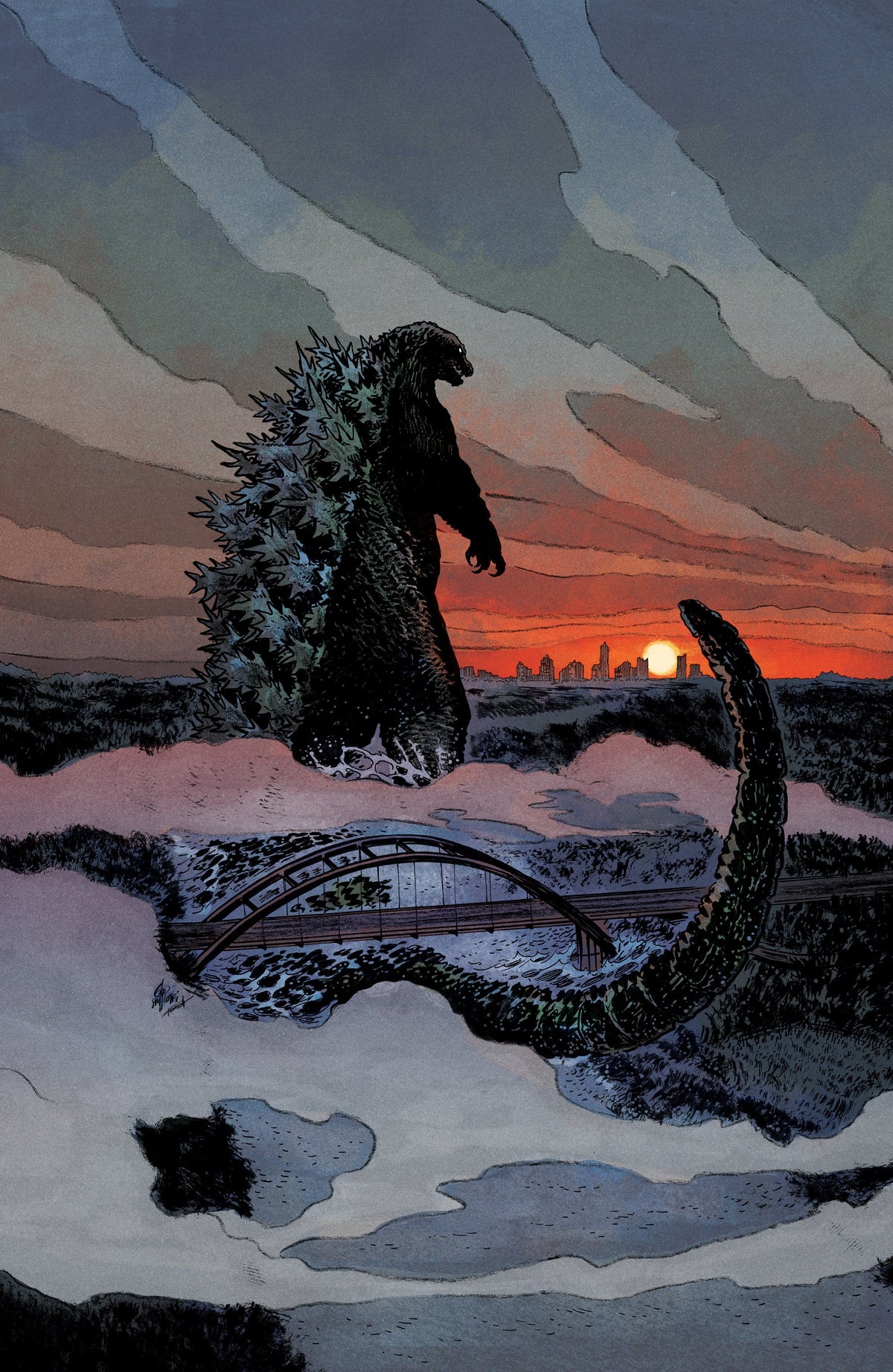 Godzilla Vs America Texas C 1:25 Lotfi Virgin (05/13/2026) Idw