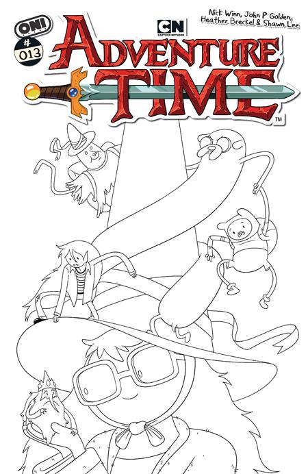 Adventure Time (2025) #13 E 1:20 Nick Winn B&W Variant (05/20/2026) Oni