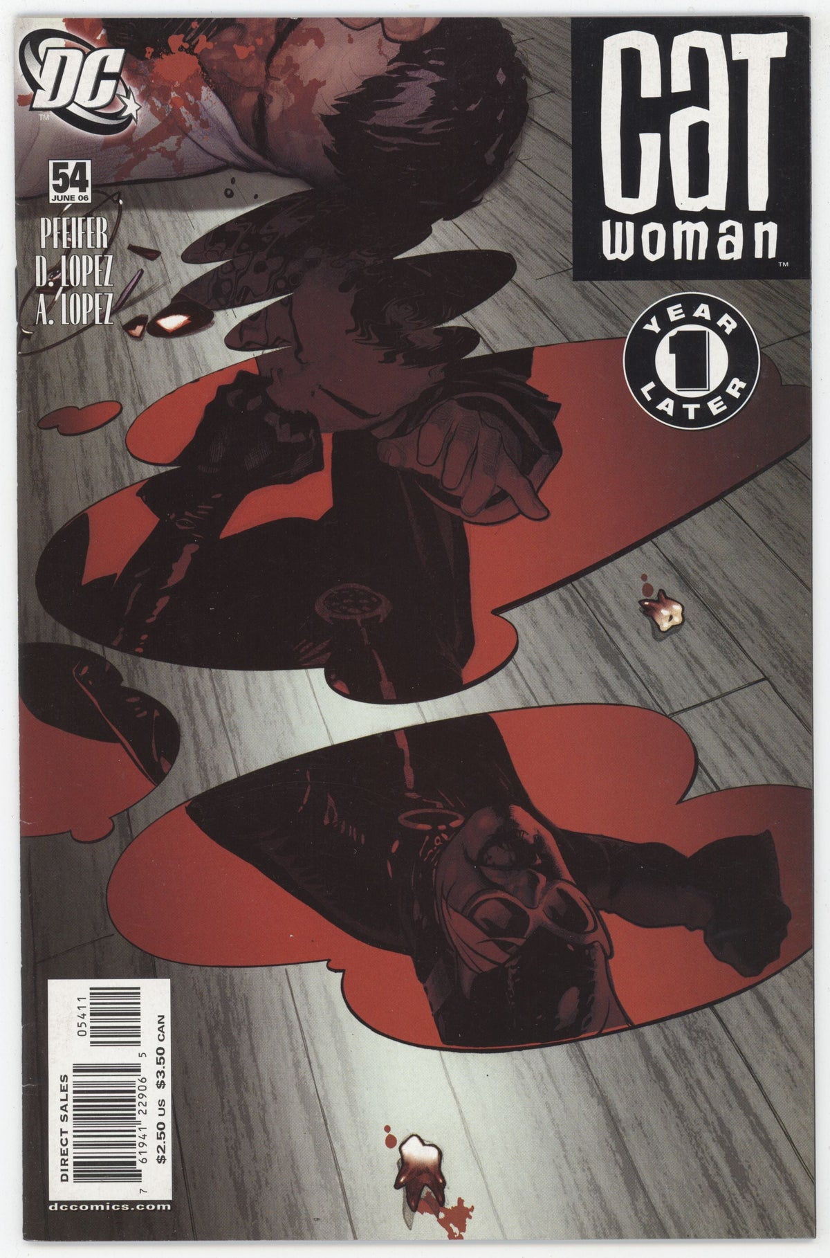 Catwoman 54 DC 2006 NM- 9.2 Adam Hughes GGA 1 Year Later