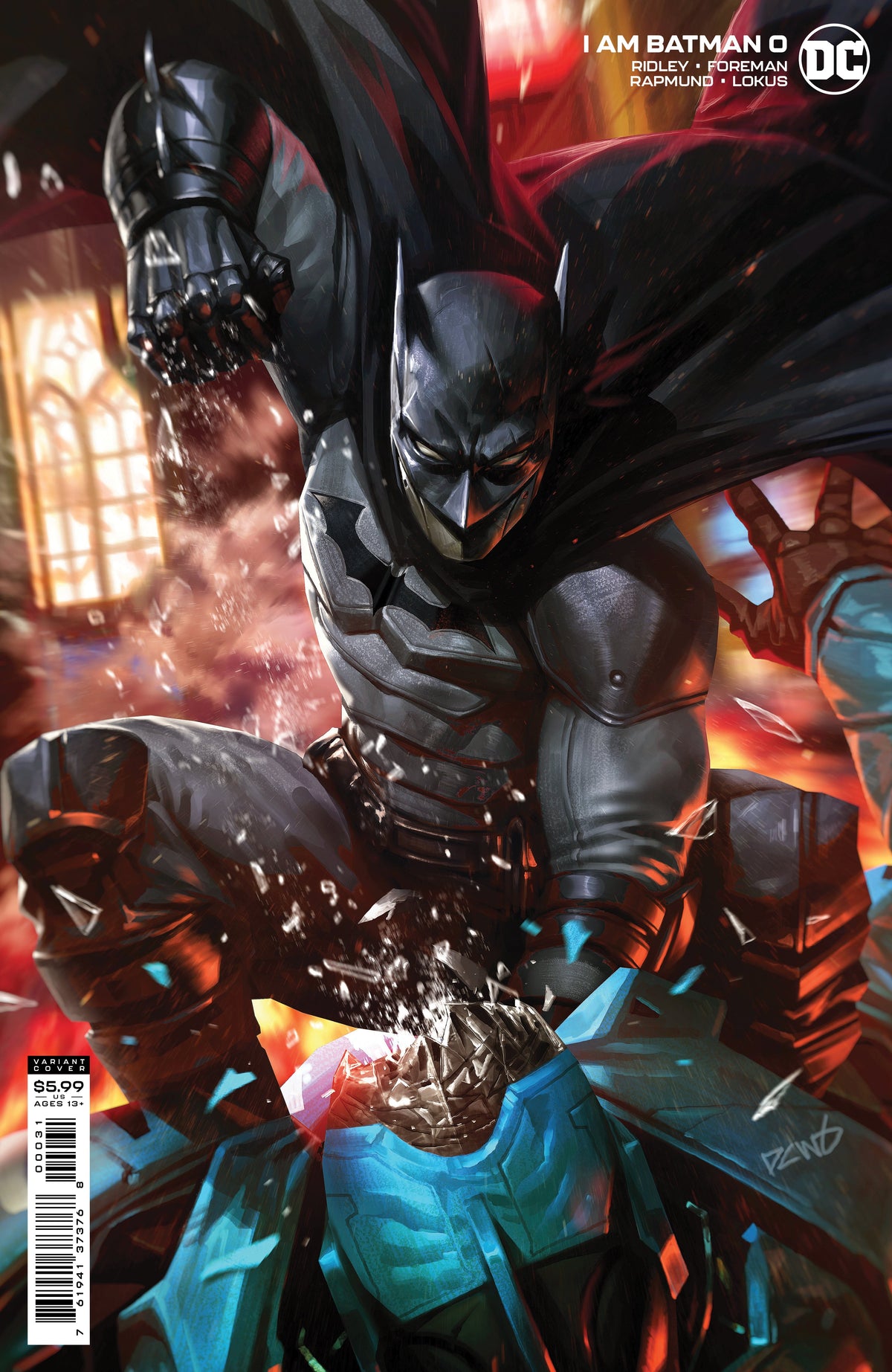 I Am Batman #0 B Derrick Chew Card Stock Variant (08/10/2021) Dc