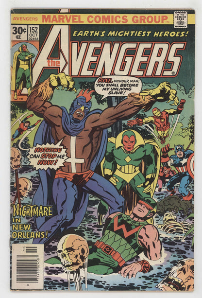 Avengers 152 Marvel 1976 FN Iron Man Captain America 1st Black Talon