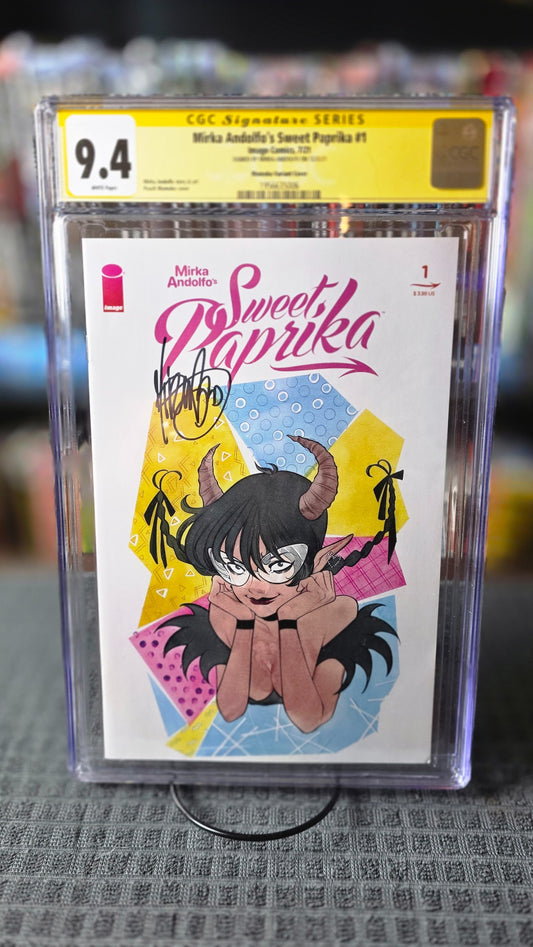 Mirka Andolfo's Sweet Paprika #1 — CGC 9.4 Signature Series actual slab
