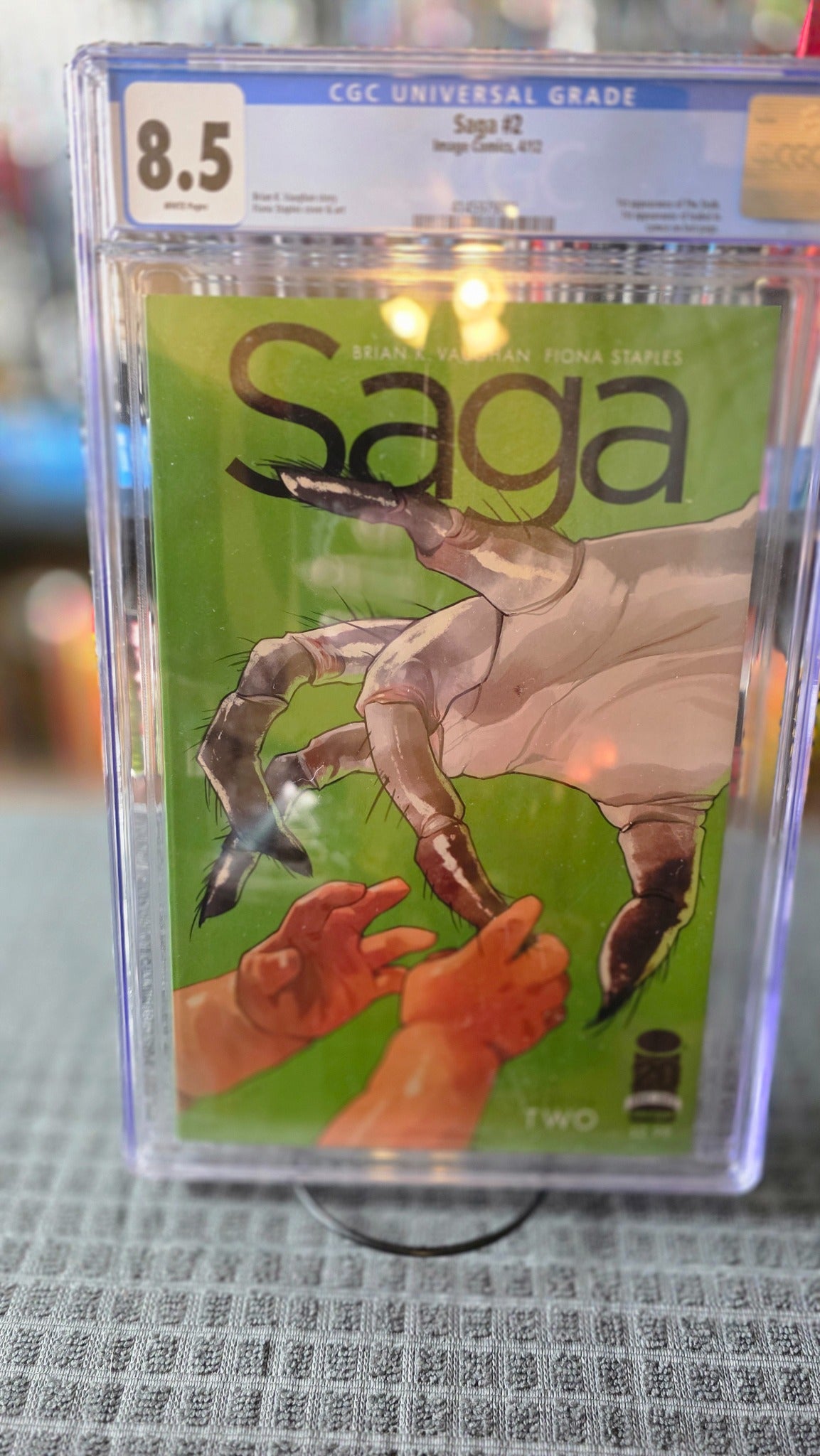 Saga #2 — CGC 8.5 actual slab