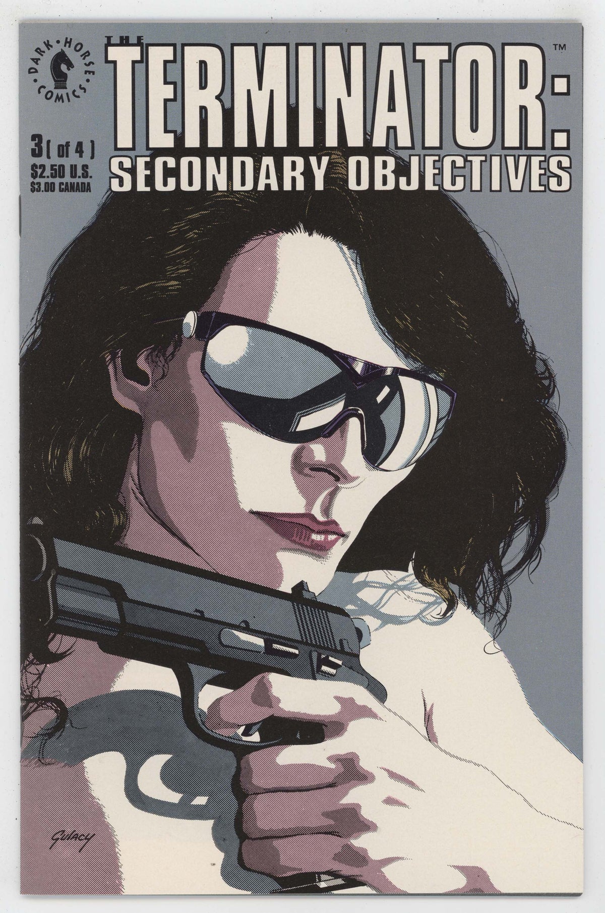 Terminator Secondary Objectives 3 Dark Horse 1991 NM+ 9.6 Paul Gulacy GGA