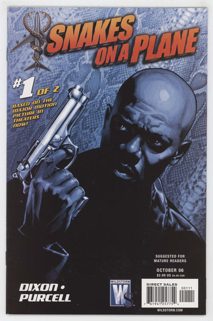 Snakes On A Plane 1 A Wildstorm 2006 NM Chuck Dixon Samuel Jackson
