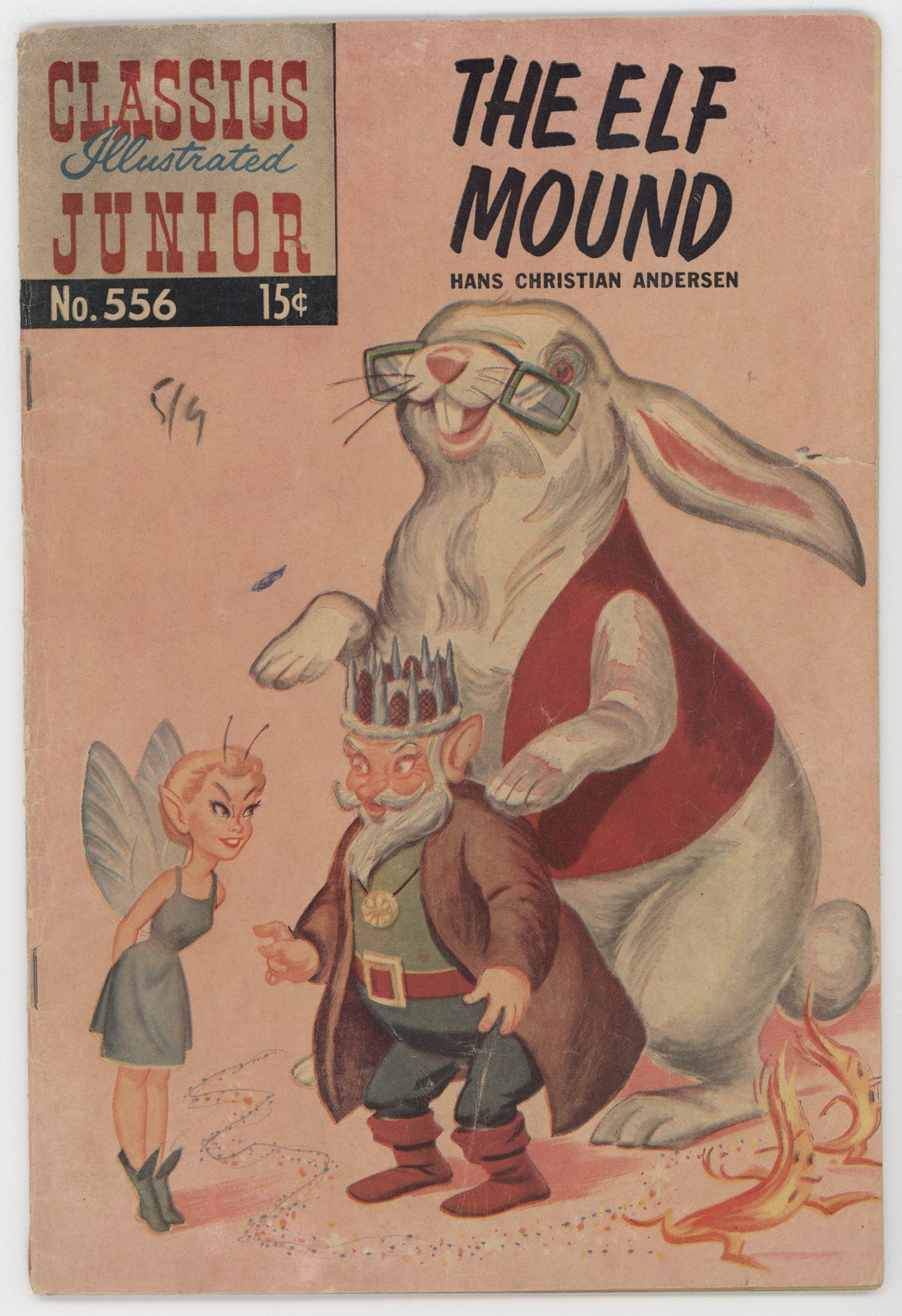 Classics Illustrated Junior 556 Gilberton 1958 VG Elf Mound HRN 568