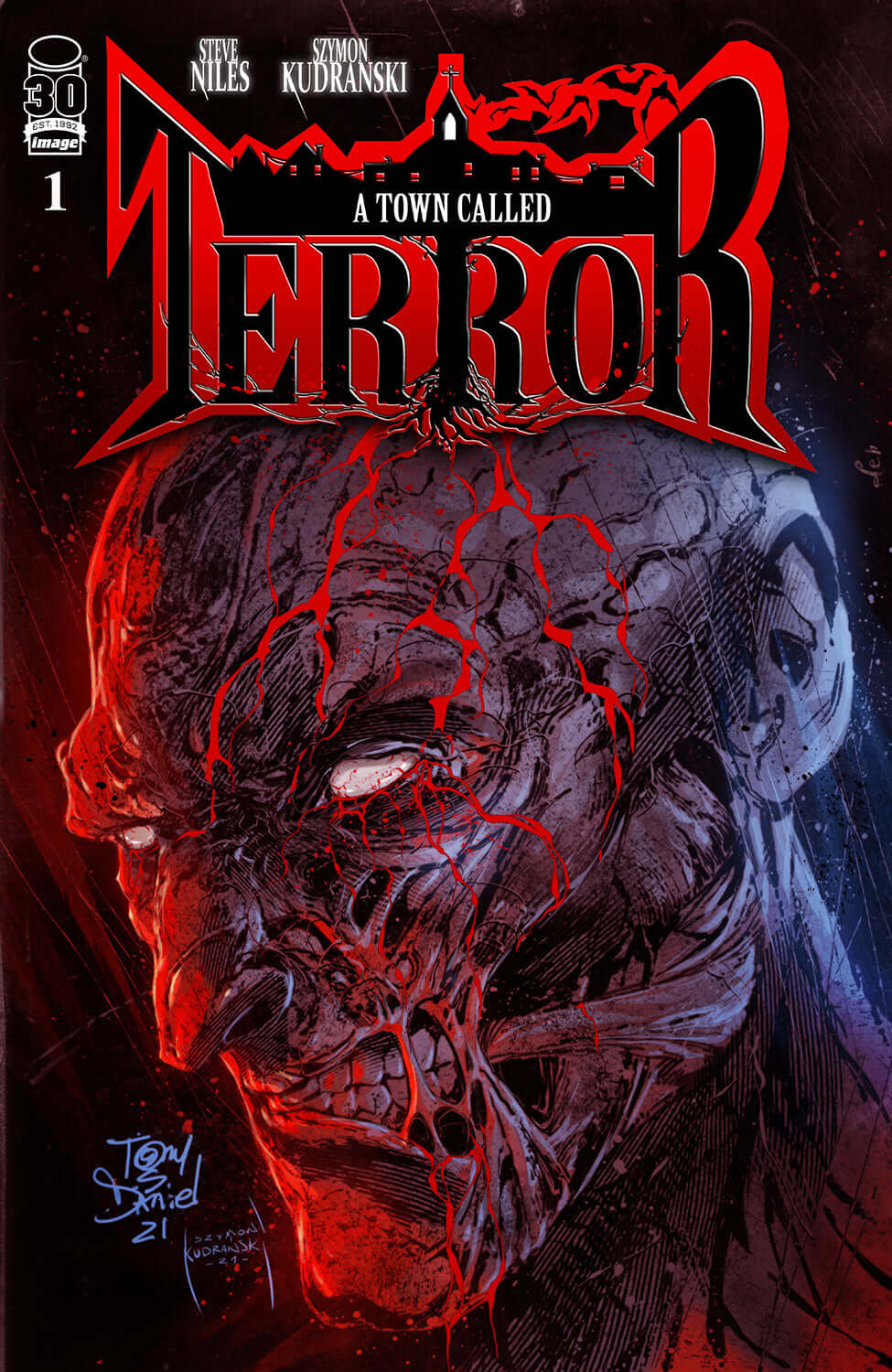 A Town Called Terror #1 B Szymon Kudranski Variant (Mr) (04/13/2022) Image