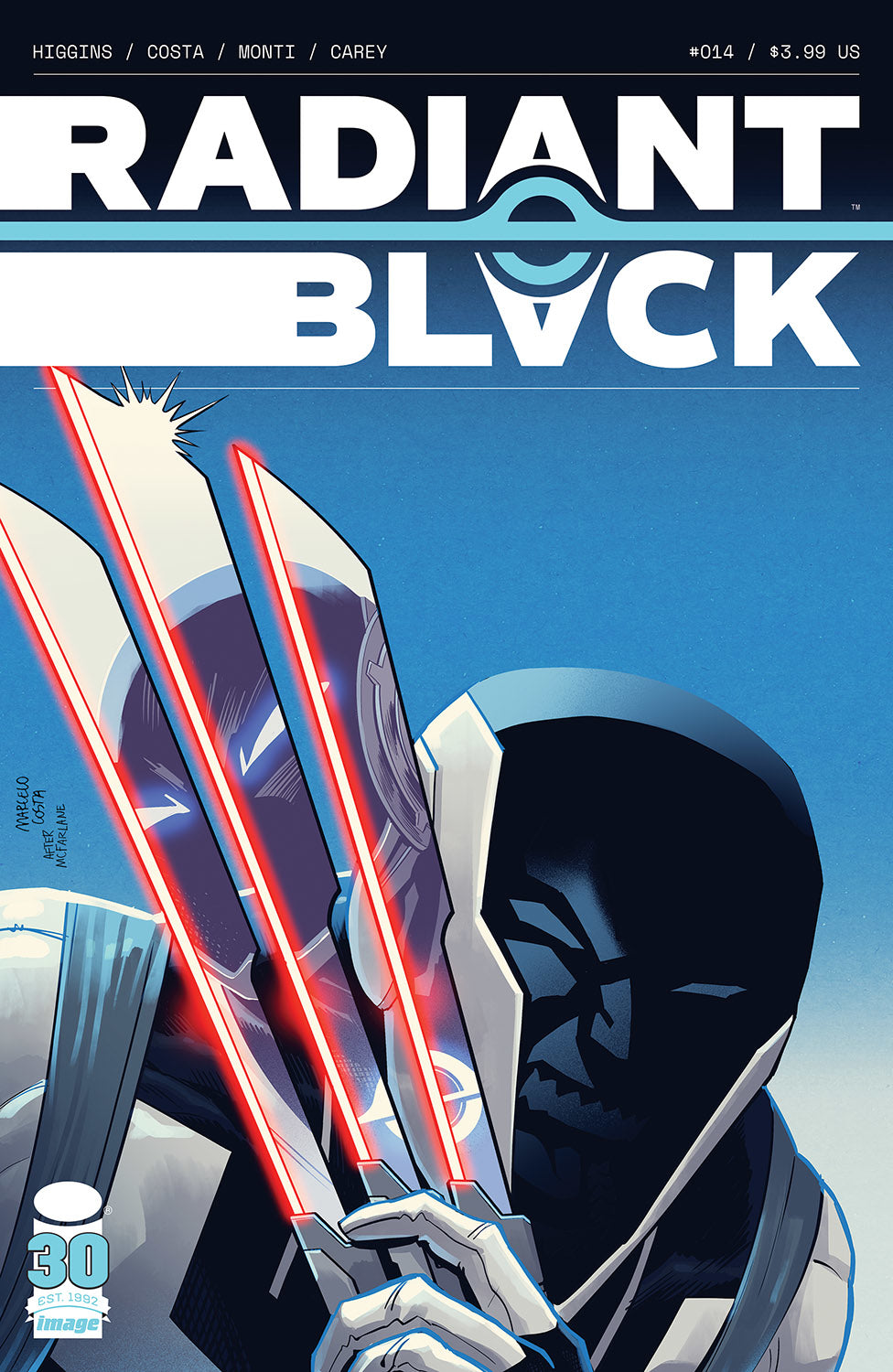 Radiant Black #14 A Marcello Costa Kyle Higgins Incredible Hulk 340 Homage (05/04/2022) Image