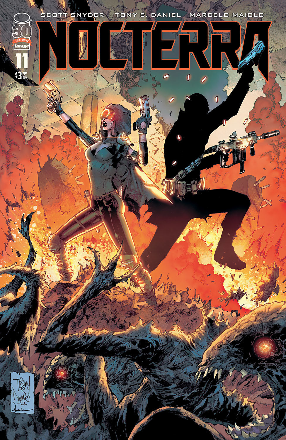 Nocterra #11 A Tony Daniel Scott Snyder (Mr) (06/22/2022) Image