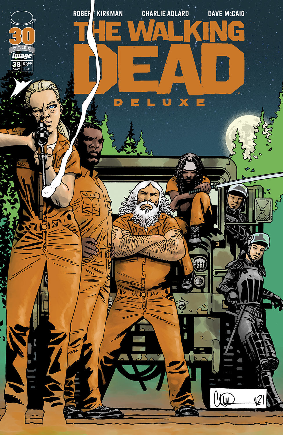 Walking Dead Dlx #38 D Charlie Adlard Variant (Mr) (05/04/2022) Image